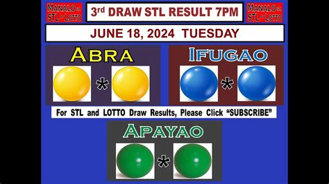 stl apayao result today|STL RESULT Today, Tuesday, June 11, 2024.